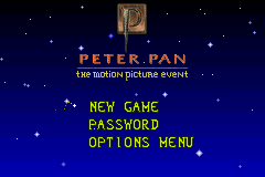 Peter Pan - The Motion Picture Event: Title